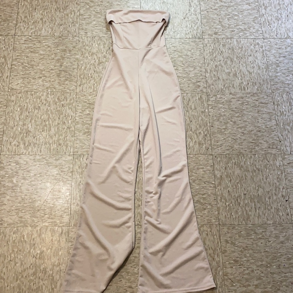 Pretty little thing strapless jumpsuit